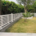 Aluminum Horizontal Slat Fence Panels for garden yard balcony modern metal fence home design